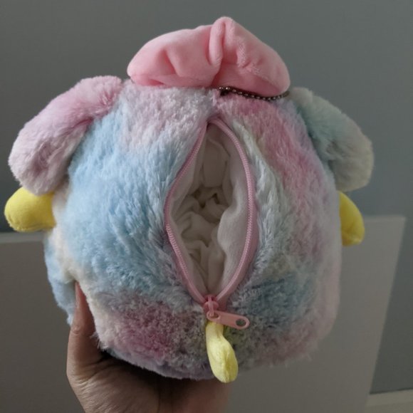 Sanrio Rainbow Coloured Pom Pom Purin Plush - Picture 2 of 4